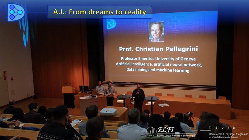 Artificial intelligence event AI from dreams to reality