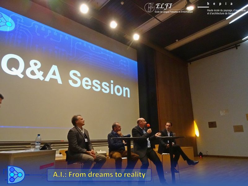 Intelligence artificielle événement AI from dreams to reality